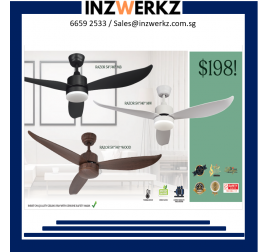 Bestar Razor 3 Blades Ceiling Fan 46" / 54"