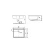 Thin Touch Square CCASF514 Specs-2000x2400