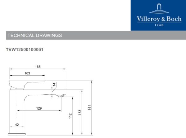 TVW12500100061 Dimesion TVW12500100061 Dimesion