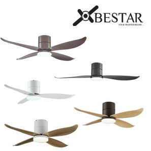 Bestar Falcon DC Motor Ceiling Fan with Dimmable 3 Tone LED Light Kit and Remote Control