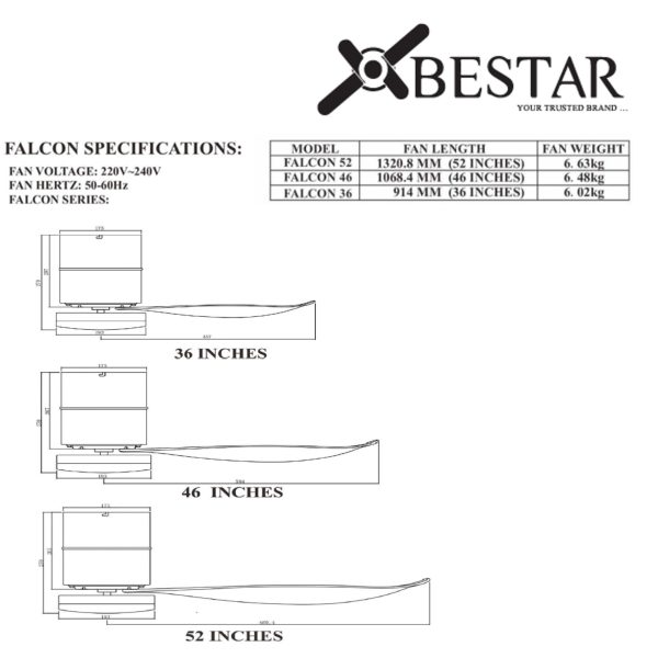 Bestar falcon Dimension Bestar falcon Dimension
