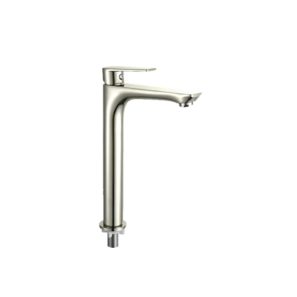 Zaffiro PT-642BN Tall Cold Basin Tap (Brushed Nickle)