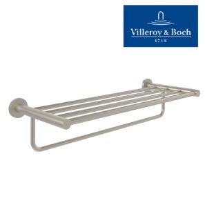 Villeroy & Boch TVA15100600064 Elements - Tender Towel rack, Brushed Nickel Matt