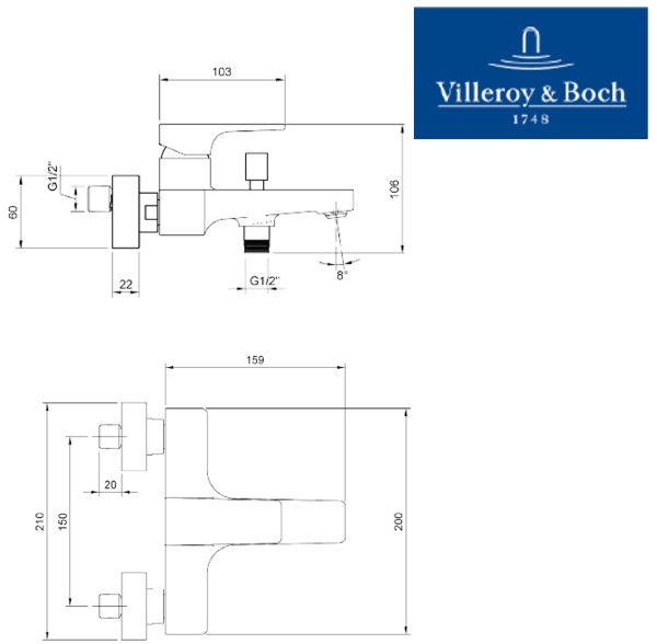 TVT12500100064 Dimension TVT12500100064 Dimension